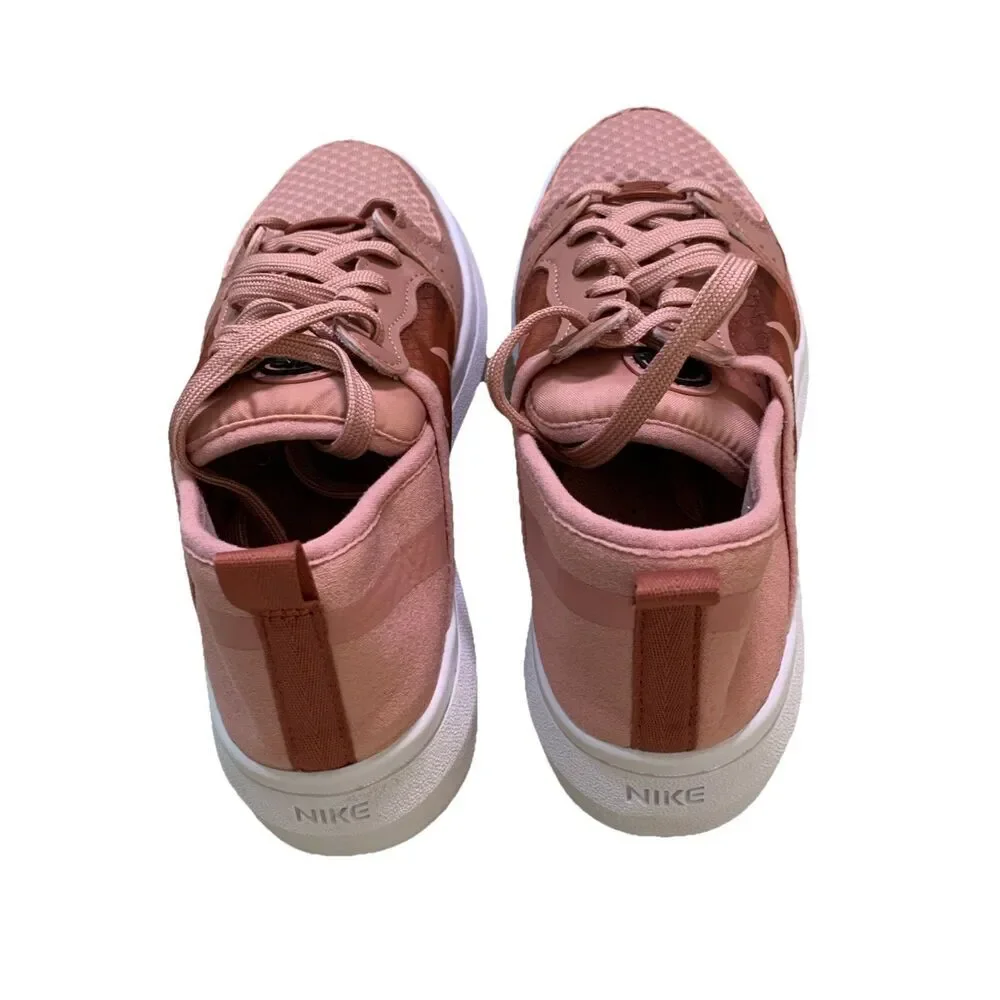 Nike Court Vision Women’s Tennis Shoes Alta TXT Rust Pink Platform Size 6M - Picture 4 of 9